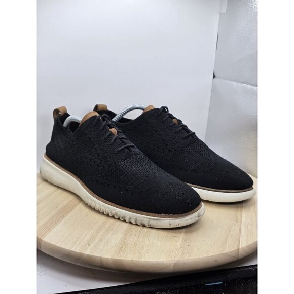 Cole Haan Mens 2.ZeroGrand Stitchlite C27568 Black Oxford Shoes Size 9M - Picture 5 of 9
